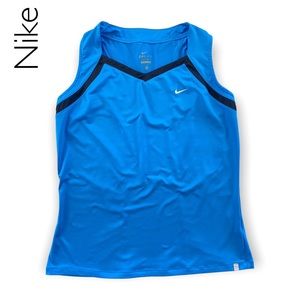 Nike Women’s Border Tank Blue Black Size XL